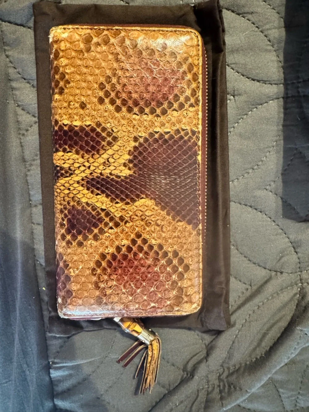 Gucci Genuine Python Wallet - Picture 3 of 7